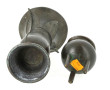 CHINE - Pot tripode H 11,5 cm et vase co