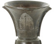 CHINE - Pot tripode H 11,5 cm et vase co