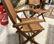 Paire de fauteuils et 6 chaises de jardi