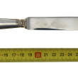 Couteau manche argent fourré, poinçon mi