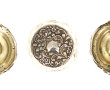 Paire de petites coupelles en argent, in