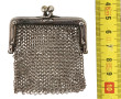 Petit porte-monnaie ancien en argent et 