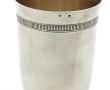 Timbale en argent, poinçon minerve, déco