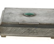 Coffret à bijoux en argent 800ème, couve