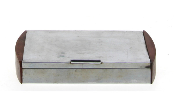 CHRISTOFLE - Coffret à cigares en métal 