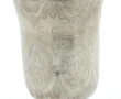 Grande timbale forme tulipe en argent, p