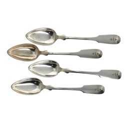 Autriche-Hongrie (XIXème) - 4 cuillères 