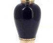 Vase en porcelaine bleu de four, col et 