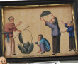 Paire de gouaches chinoises à décor de s