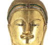 Visage de Bouddha à suspendre en bois do