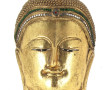 Visage de Bouddha à suspendre en bois do