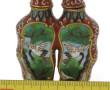 Tabatière double en cloisonné à décor de