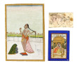 Inde et Chine - Lot de 3 miniatures pein