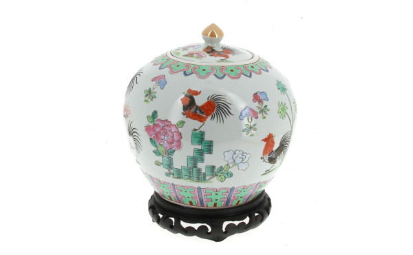 CHINE Xxème - Pot gingembre en porcelain