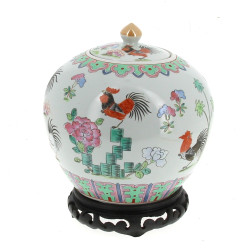 CHINE Xxème - Pot gingembre en porcelain