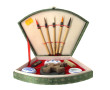 Coffret à calligraphie en coffret gainé 