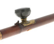 Pipe à opium en bambou et laiton gravé, 