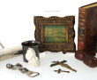 Lot de bibelots divers : ouvrage "Lettre