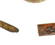Lot comprenant : un briquet en cuivre : 