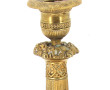 Flambeau XIXème en bronze doré (choc à l