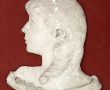 A.JALLET (XIXème) "Portrait de jeune fil