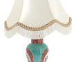 Pied de lampe en porcelaine dans la goût