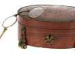 Coffret Napoléon III en placage et marqu