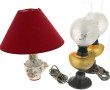 Paire de lampes à pétrole électifiées, r