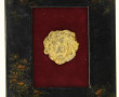 TUSET Médaillon du roi Soleil, en terre 