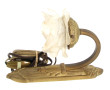Applique style ART DECO en métal doré, c