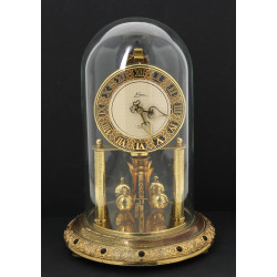 LANCEL Paris - Pendule Kern sous globe, 