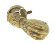Heurtoir de porte ancien en bronze ou la