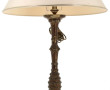 Lampe décorative à piètement en bois scu