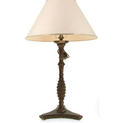 Lampe décorative à piètement en bois scu