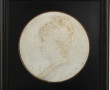 "Portrait de femme de profil", médaillon