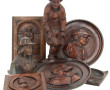 Thème BRETAGNE - Statuette en bois sculp