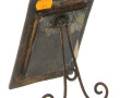 Cadre porte-photo en bronze à décor d'un