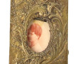 Cadre porte-photo en bronze à décor d'un