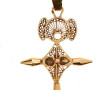 Croix d'Agadès en or jaune 18 carats, po