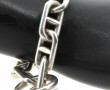 Bracelet en argent, poinçon crabe, style