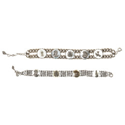 Lot de 2 bracelets à motifs bretons en m