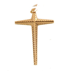 Pendentif croix en or jaune 18 carats, p
