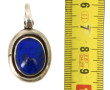 Pendentif en argent 925ème serti d'un ca
