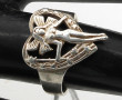 Bague en argent 925ème à décor d'une fée