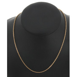 Chaîne en or jaune 18 carats, poinçon tê