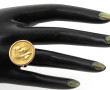 Pièce de 20 F or montée en bague, poids 