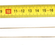 Chaîne en or jaune 18 carats, poinçon tê