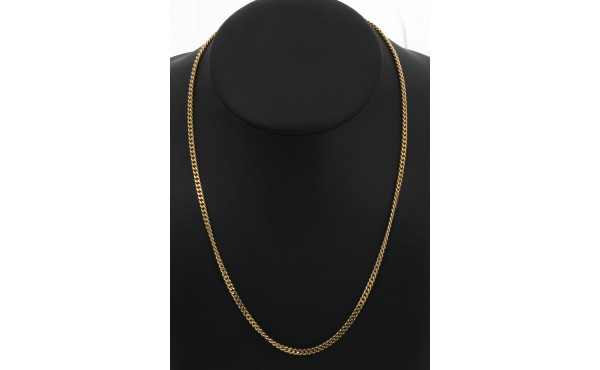 Chaîne en or jaune 18 carats, poinçon tê