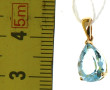 Pendentif en or jaune 18 cts (750è) sert