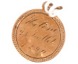 Médaille ancienne à décor d'une Vierge e